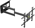 FORGING MOUNT Long Arm TV Wall Mount for 42-90 Inch TVs up to 150 lbs, 36 Inch Extension Full Motion Articulating Wall Mount with Height Setting, Swivel and Tilt, VESA 600x400mm, 8"/12"/16" Wood Studs