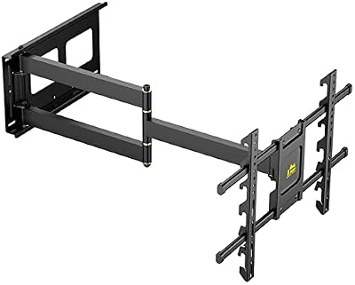 FORGING MOUNT Long Arm TV Wall Mount for 42-90 Inch TVs up to 150 lbs, 36 Inch Extension Full Motion Articulating Wall Mount with Height Setting, Swivel and Tilt, VESA 600x400mm, 8"/12"/16" Wood Studs