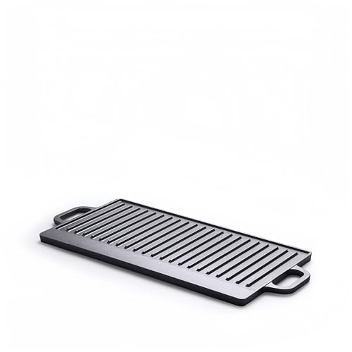 WJTZLBNSUY Cast Iron Griddle Baking pan Non-stick Griddle for Outdoor Grilling (40 * 20 * 1.5cm)