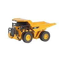 Carrera 37026004 1:64 RC CAT RC-770 Dump Truck Remote Control, Yellow