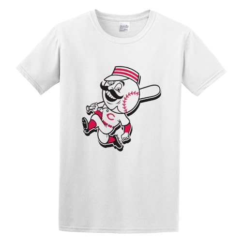 Ano Hood Cincinnati Durable Classic all-Match Street Hipster T-Shirt White 3XL Ano Hood Cincinnati Durable Classic all-Match Street Hipster T-Shirt White 3XL
