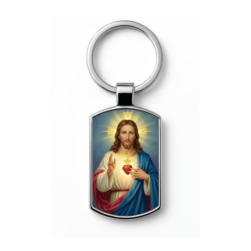 Image of Stylish Metal Keychains with Permanent Glossy Print - Inspirational Quotes & Spiritual Designs - Perfect Key chains for loved ones, Personal Use, Gifts & Return Gifts