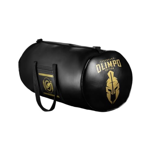 Bolsa Muay Thai Kickboxing Olimpo Legendary Edition Preto Com Dourado
