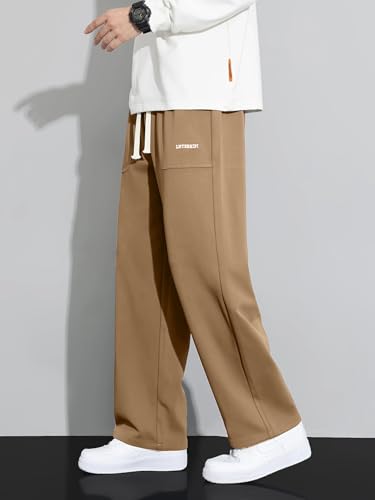 Image of Samfor Mid Rise Stretchable Baggy Track Pants for Men - Premium Polycotton Causal Baggy Fit Jogger