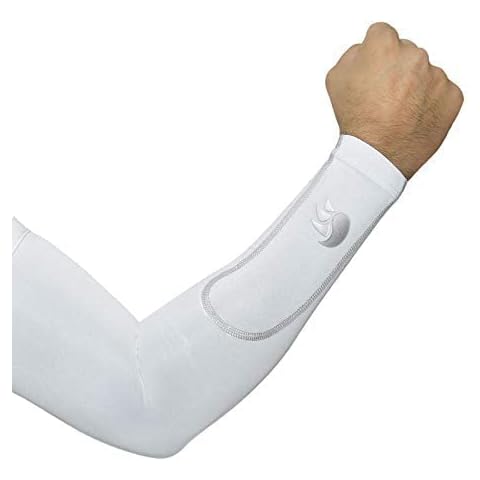 DSC 1503418 Manga de Brazo, Unisex-Adult, Blanco, M Cover