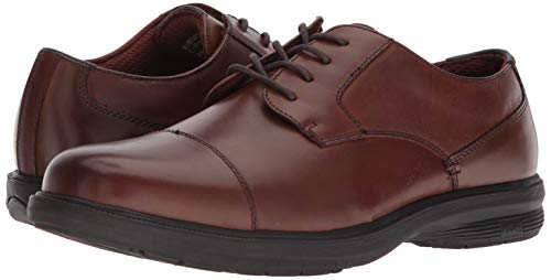 Image of Nunn Bush Melvin Street Cap Toe Oxford with KORE Slip Resistant Walking Comfort Technology