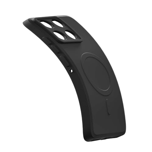 Image of Back Cover | MagFit Ring Design (Non-Magnetic) | Shockproof Case | Anti-Slip Grip | Raised Camera Edges | Slim Protective Case for Motorola Moto Edge 70 5G (Matte Black)