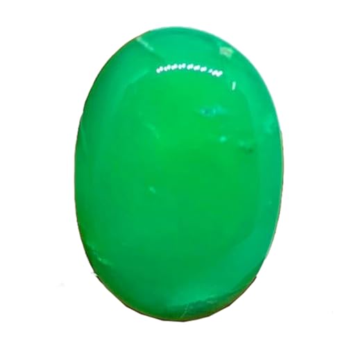 Cabochon chrysoprase naturelle pour fabriquer un pendentif bohème