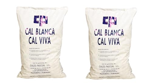 Cal Viva En Piedra Especial Para Blanqueamiento En Material De Construccion, Arboles Y Para Desinfeccion De Aguas (2, Saco, 5 Kg)