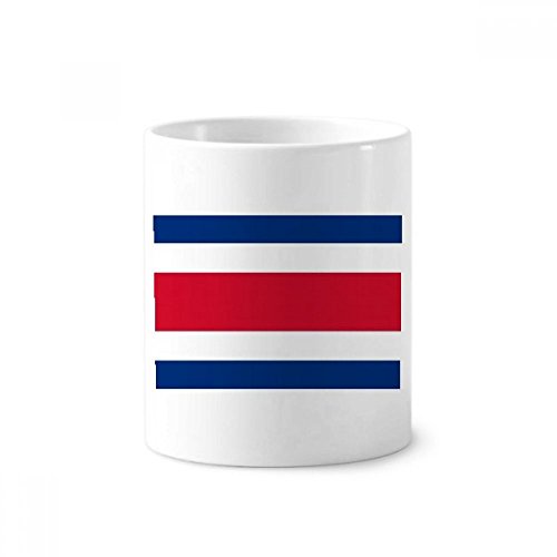 Drapeau Costa Rica tasse en céramique blanche polyvalente de 350ml pour bureau et salle de bain
