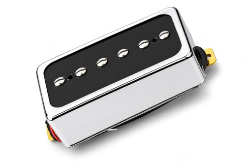 LAMSAM Humbucker-Sized P90-Style Single Coil Pickup Set Alnico 5 Wax Potted Pickup Replacement parts...
