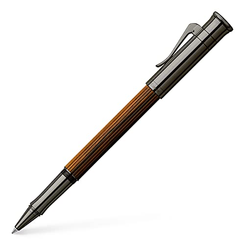 Graf von Faber-Castell 145516 Roller Línea Clásica Macassar, “Black Edition”