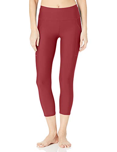 Body Glove Women's Hybrid Surf Capri Swimsuit with UPF 50+, Smoothies Spice, Medium