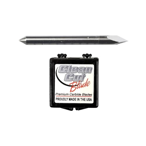Clean Cut Blade Compatiable with Roland & GCC 60 Special Blade for Glitter, Camm 1, US Cutter, P-Cut, Bridge, Panther, Stika, Allen Datagraph, Zecu, Creation, Rabbit, Lynx - Made in USA