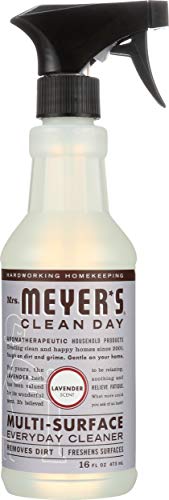 Mrs. Meyer's Multi Purpose Cleaner, Lavender Scent, 16 Oz Spray Bottle, 6/carton