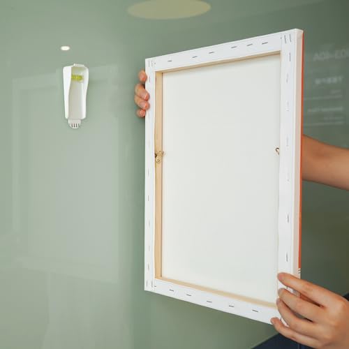 Image of Canvas Hangers, 6 Hangers+20 Strips (2 Per Hanger), Damage-Free Wall Mount