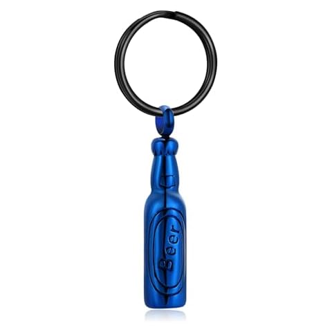 mingkejw Beer Bottle Urn Necklace for Ashes Bar Cremation Jewelry for Women Men Stainless Steel Memorial Necklaces Ash Pendant for Human Pets Keepsake Jewelry for Loved Ones with Fill Tool Cover