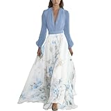 Mujer Vestido A-línea de cóctel Top Falda Columpio de Gasa para Boda de Bola de Fiesta Cuello en V Sin Mangas Gasa Corte para Mujer Vestido de Verano Elegante Vestidos