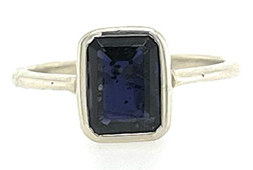 Natural 1ct Iolite 925 Solid Sterling...