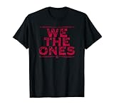 WWE The Bloodline We The Ones Blood Red Text Logo T-Shirt