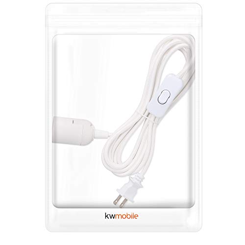 Kwmobile 52513.114.01 Plug-In Light Cord - 20Ft Long Fabric Pendant Lamp Cable thumb #6