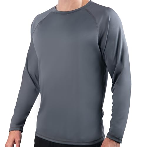 Kanu Surf Men's UPF 50+ Long Sleeve Rashguard Swim Shirt