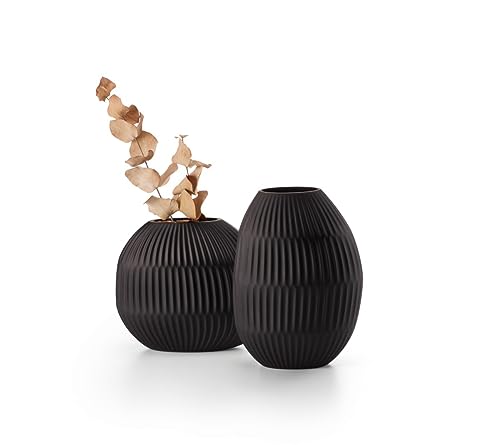 Preisvergleich Produktbild PHILIPPI - Noir Vase (Quer - schwarz)