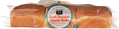365 By Whole Foods Market, Rolls Dinner Hawaiian Sweet 12 Count, 18 Ounce #TOP6