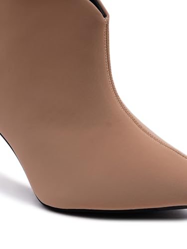 Image of HVNLY Women's Ankle Pumps Sandal - Pointed Toe Kitten Heel Booties for Casual & Party || Luxury High Heel Sandals Wedding & Evening Footwear