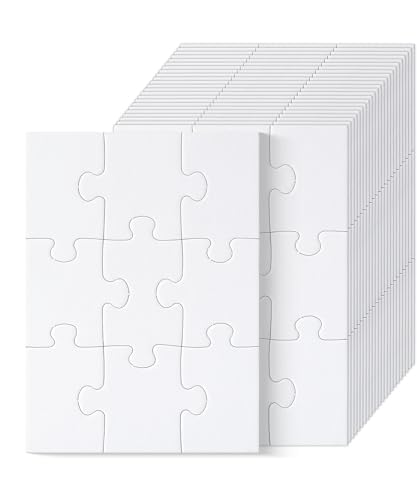 Mr. Pen- Blank Puzzle, 24 Pack, 9 Pieces/Pack, 5.5" x 4"