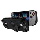 CDCHGAM Protective Case for MSI Claw A8 BZ2EM 8-inch 2025 - TPU Cover with Fixed Kickstand & Cooling Vents, Compatible with Ryzen Gaming Handheld (Matte Black)
