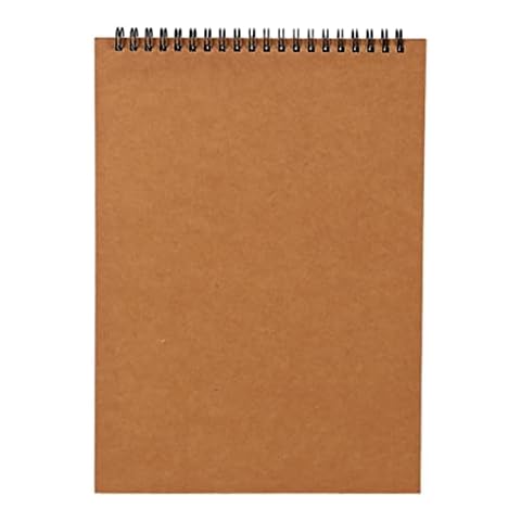 Dulousia A4 Sketchbook, Drawing Pad and Art Book 160 g/m², Drawing, Watercolour, Scrap Sketchbook, Blank Normal Paper Notebook, 30 Sheets Sketchbook A4 Watercolour Book Sketchbook Watercolour Paper Cover