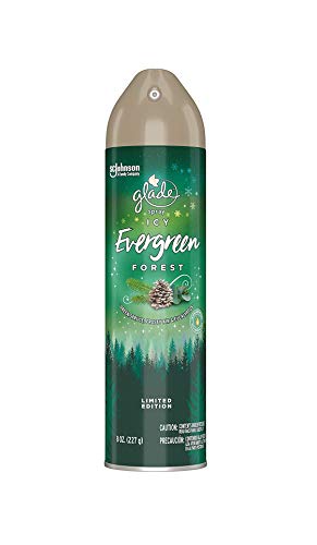 Image of Glade Air Freshener Spray - Limited Edition - ICY Evergreen Forest - Net Wt. 8 OZ (227 g) Per Can - Pack of 3 Cans