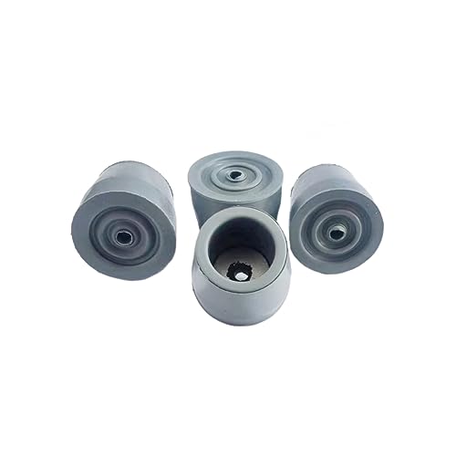 Rubber Walker Tips Replacement 1 1/8 Inch Heavy Duty Steel-Reinforced