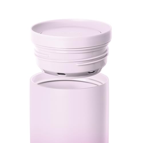 Image of Simple Modern Travel Coffee Mug Tumbler with 360 Lid | Ceramic-Lined Insulated Stainless Steel Cold Brew Iced Coffee Cup | Gift for Women Men Her | Voyager Signature | 16oz | Violet Dreams