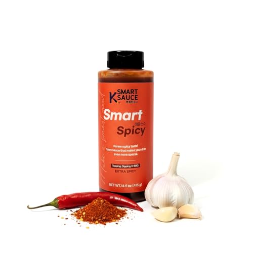 Smart K-Sauce | Korean Spicy Sauce – Sweet & Spicy All-Purpose Chili Sauce for Stir-Fry, Dipping, Noodles & Everyday Cooking, 14oz