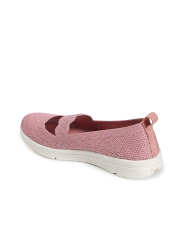 Image of Carlton London Women Mesh Flyknit Slip-On Lightweight Shoes