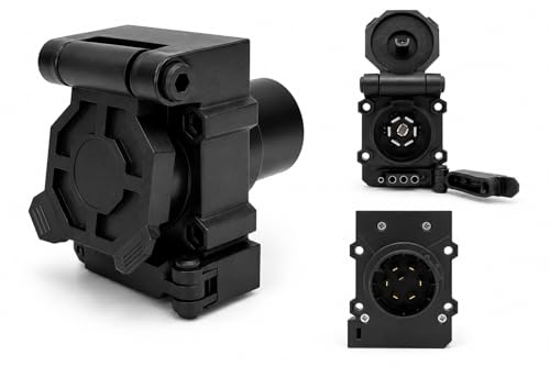 Hopkins 48505 T-One Connector with 4-Pole Flat Trailer Connector