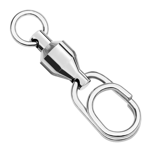Clip Fermo Esca A Scatto Rapido In Acciaio Inox Per Pesca – Kit Di Girelle Anti-aggroviglio Per Cambio Veloce Dell'esca, Ideale Per Kayak E Drifting