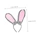 VICASKY 2pcs Soft Rabbit Ear Headband Tail Hair Accessory for Girls Women Headband for Parties Cosplay Daily Dress-up
