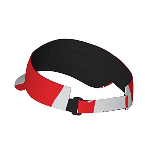 Image of Cute Funny Flag Hat Women Men Adjustable Flag Sport Sun Visor Hat Summer Fashion Sun Cap Beach Flag Hat