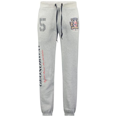 Geographical Norway MUBBER EO-PR Blended Grey Men 100 B67 (WU8145H/GNO-Blended Grey) Trainingshose aus gemischtem Grau für Herren, für den Alltag L