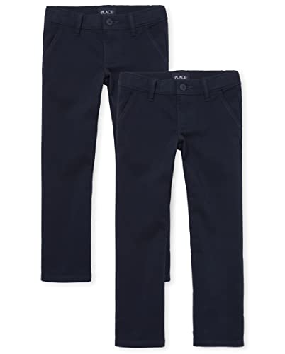 Stretch Bootcut Chino Pants
