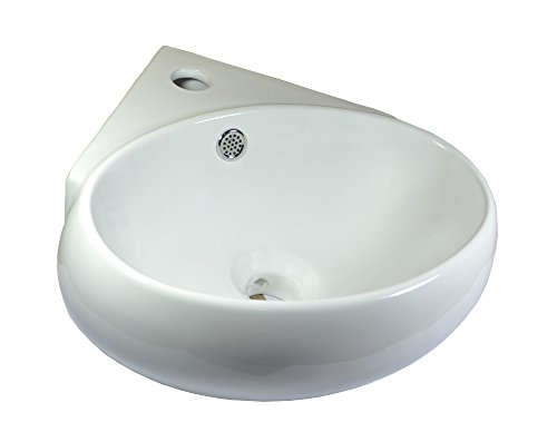 Omeere-39-x-375cm-Lavabo-de-ceramica-bano-ovaladolavabo-esquinero-Lavabo-sobre-encimera-Lavamanos-Cuarto-de-Banolavabo-suspendido