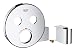 Produktbild GROHE Rosette (Original Ersatzteil, Langlebig, Robust, Herstellergarantie: 5 Jahre), Chrom, 49034000