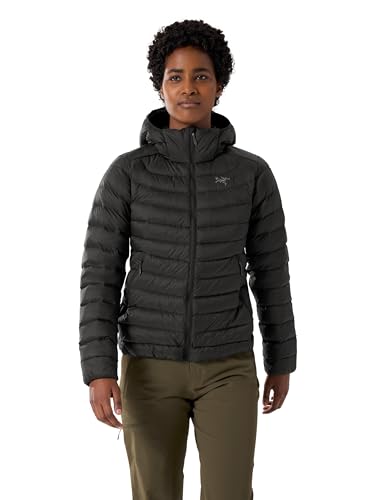 Arc'teryx Cerium Hoody, Women’s Down Jacket | Packable Insulated Women’s Winter Jacket with Hood | Black, XX-Large