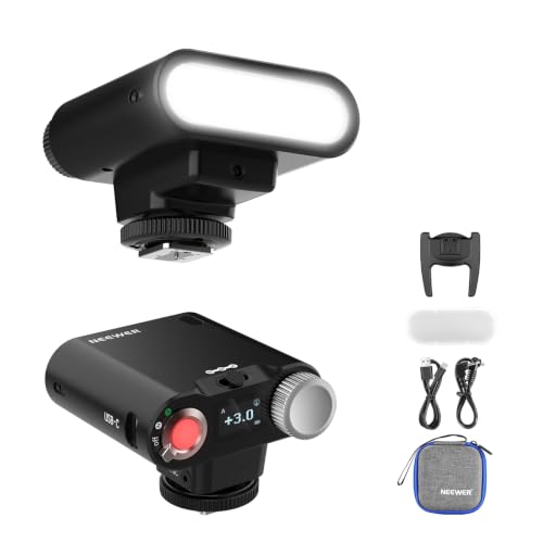 Neewer Z160 Single Contact Camera Flash Compatible with Canon Nikon Sony Fuji Olympus Cameras, 22Ws GN14 6000K Speedlite, A/M Mode 1/1-1/128 Power, 1100 mAh Battery 650 Full Power Light 1.5s Recycling