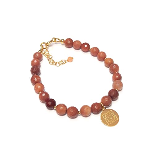 Bracelet Jaspe Rouge énergétique Muladhara pour retrouver force intérieure et sérénité