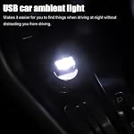 BESULEN Car Interior Atmosphere Lamp, Plug-in USB LED Light, White - Image 4