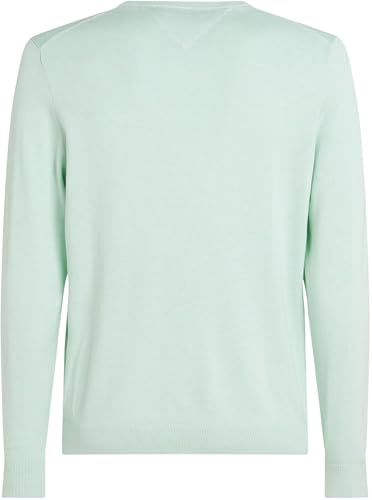 Tommy Hilfiger Men's Essential Ssnl Cotton Crewneck Mw0Mw39999, Green, L 5